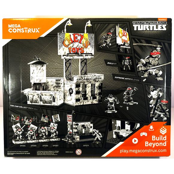 Mega Construx DPD80 Teenage Mutant Ninja Turtles ROOFTOP COMBAT, New, See Pics! - Picture 3 of 7